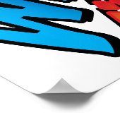 私のアート考え漫画書ポップ・アートのとは ポスター (角)