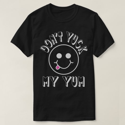 私のイウムを吸うな Tシャツ (デザイン正面)