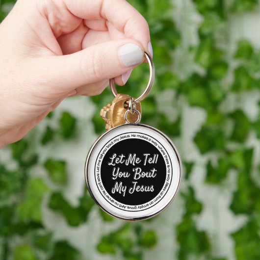 私のイエスについて教えてあげよう キーホルダー (手)