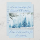 私のイエスはこの季節の理由である シーズンカード (正面/裏面)