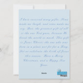 私のイエスはこの季節の理由である シーズンカード (裏面)