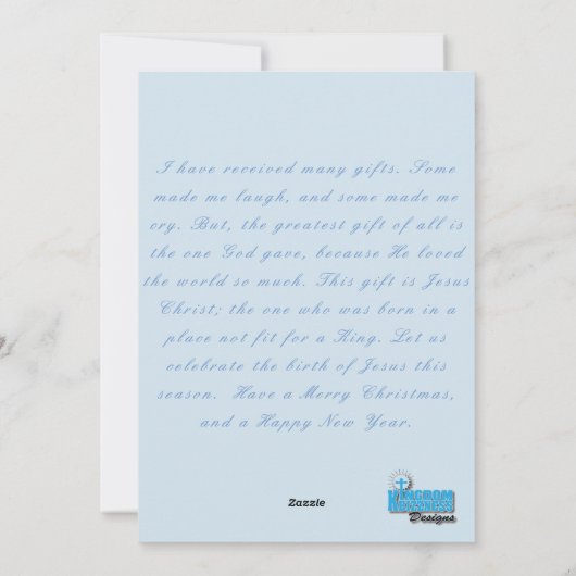 私のイエスはこの季節の理由 シーズンカード (裏面)