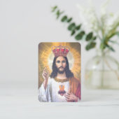 私のイエスは私たちの罪を許す祈りの言葉 名刺 (スタンド正面)