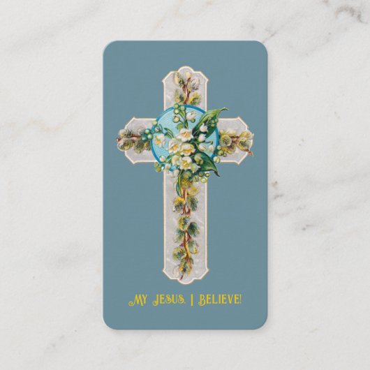 私のイエス私信じはスピリチュアル通信カード エンクロージャーカード (正面)