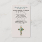 私のイエス私信じはスピリチュアル通信カード エンクロージャーカード (裏面)