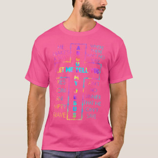 私のイエス・キリスト教のバイブル神について教えてあげよう Tシャツ