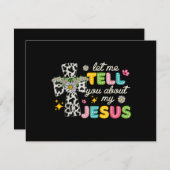私のイエス・グルーヴィー・クリスチャンの事を話そう 出欠カード (正面/裏面)