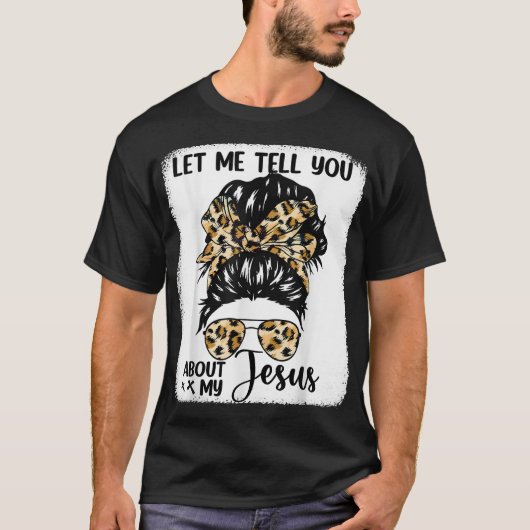 私のイエス・ブリーチ・ヒョウ柄の服について話そう Tシャツ (正面)