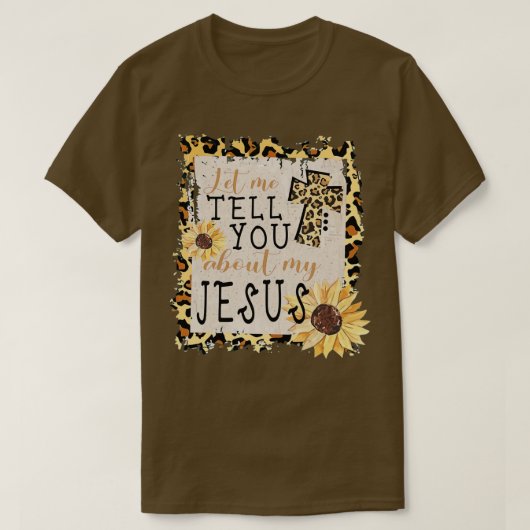 私のイエズヒョウひまわりCについて教えて Tシャツ (デザイン正面)
