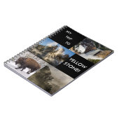 私のイエローストーン国立公園への旅行 ノートブック (左側)