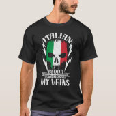 私のイタリアン血走気の国イタリ Tシャツ (正面)