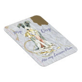 私のイタリアンGreyhoundの食べレッスンプラン マグネット (右側)