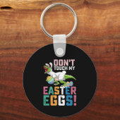 私のイースターエッグTレックス恐竜をTouchしない キーホルダー (正面)