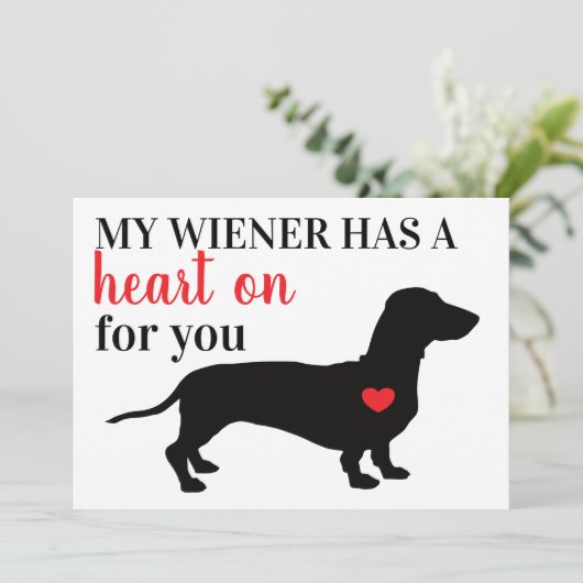 私のウィナーはあなたにバレンタインデーのハートを持っている シーズンカード (スタンド正面)