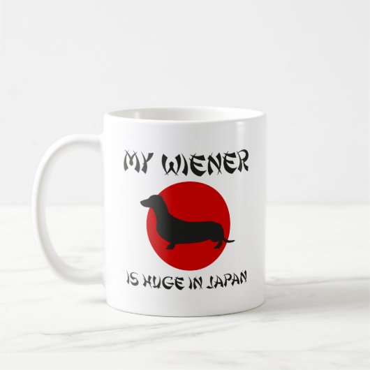 私のウィナーは日本のコーヒーマグでは巨大だ コーヒーマグカップ (左)