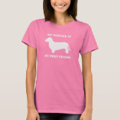 私のウィナーは私の友最高の人だ Tシャツ (正面)