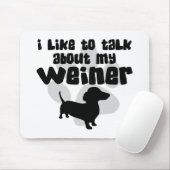 私のウィーナーについての話 マウスパッド (マウス)