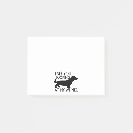 私のウィーナーを見ること ポストイット (正面)