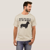 私のウィーナーを? Tシャツ (正面フル)