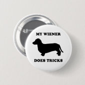 私のウインナーはトリック 缶バッジ (正面&裏面)