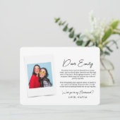 私のウェディングパーティにいてくれる？ - ウェディングパーティの写真カード 招待状