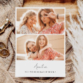 私のウェディングパーティにいてくれる？ウェディングパーティ2 フォトカード 招待状