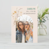 私のウェディングパーティにいてくれる? カード (スタンド正面)