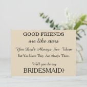 私のウェディングパーティに来てくれる? 招待状 (スタンド正面)