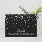 私のウェディングパーティーにいてくれる？ 招待状 (スタンド正面)