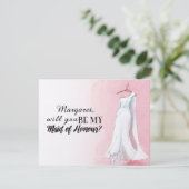 「私のウェディングパーティーにいてくれる？」 招待状 (スタンド正面)