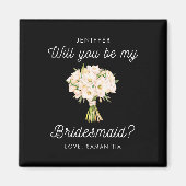 私のウェディングパーティーになってくれる? 心からのお願い マグネット (正面)