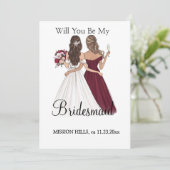 私のウェディングパーティーになってくれる？ 招待状 (スタンド正面)