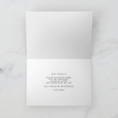 私のウェディングパーティーになってくれる？ - 結婚式の仲人にお願いするカード カード (内部)