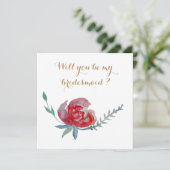 私のウェディングパーティーに来てくれる？カード 招待状 (スタンド正面)