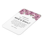 私のウェディングパーティーの中で一番大切な人になってくれる? マグネット (左側)