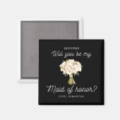 私のウェディングパーティーの中で最も重要な役割を担ってくれるのはあなたですか？（花嫁の付き人になって マグネット (正面/裏面)