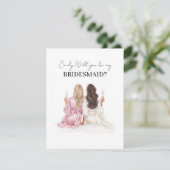 私のウェディングパートナーになってくれる？ 招待状 (スタンド正面)