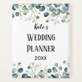 私のウェディングプランナー主催者のジャーナルeucalyptus プランナー手帳 (裏面)
