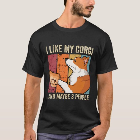 私のウェルシュコーギー Tシャツ (正面)