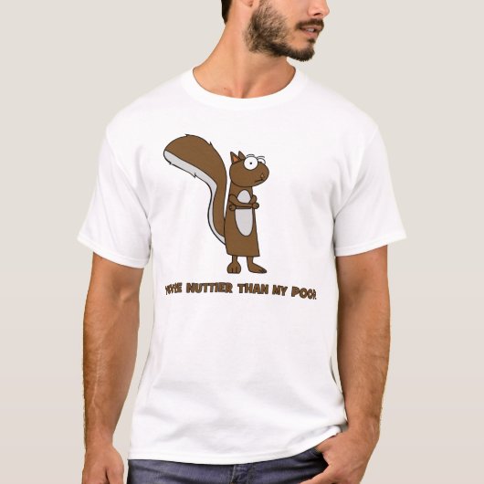 私のウンチよりナッツ味 Tシャツ (正面)