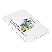 私のエクササイズはカスタマイズ可能な私の体が大好きだから マグネット (右側)