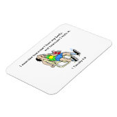 私のエクササイズはカスタマイズ可能な私の体が大好きだから マグネット (左側)