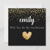 私のエレガントガールフレンドのカードは? サンキューカード (正面)