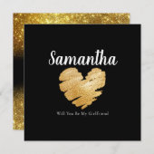 私のエレガントガールフレンド/ボーイフレンドのカード サンキューカード (正面/裏面)