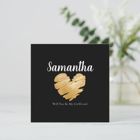 私のエレガントガールフレンド/ボーイフレンドのカード サンキューカード (スタンド正面)