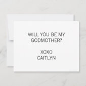 私のエレガントゴッドマザーの提案か 招待状 (裏面)