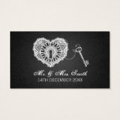 私のエレガントハートブラックにバウチャー鍵を飲む (裏面)