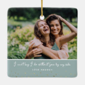 私のエレガント花嫁のメイドになる？2写真 セラミックオーナメント (裏面)