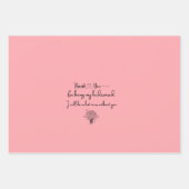 私のエレガント花嫁の世話をしてくれてありがとう ラッピングペーパーシート (正面3)