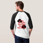 私のエースに接吻して下さい! Tシャツ (裏面フル)